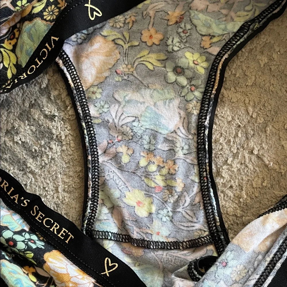 Victoria Secret Multicolor three pair highleg briefs panty Set Sz L - Picture 4 of 11